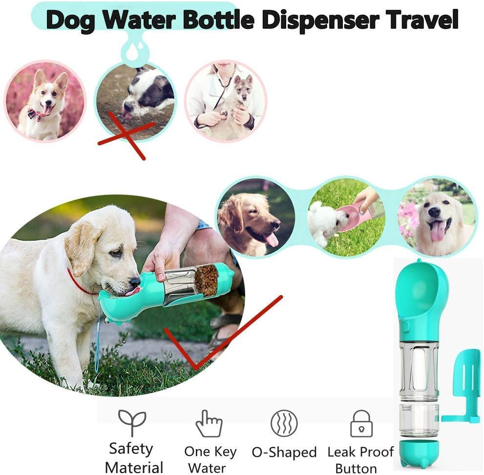 BOTELLA MULTIUSO 3 EN 1 PARA MASCOTA