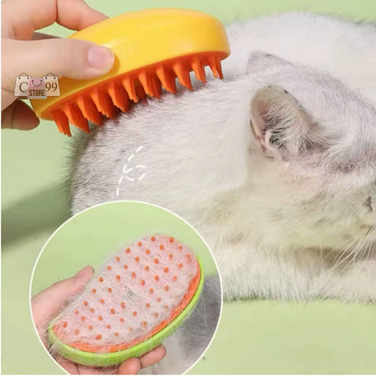 Cepillo Vapor Para mascotas  Quita pelo